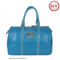 michael kors logo studded groot blauw boekentassen Outlet Amsterdam awa9l777